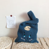 winter cartoon handbags plush shoulder bag - El Descuento Tienda