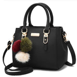 Luxury Handbag Women Bags Women Hairball Shoulder Bag - El Descuento Tienda